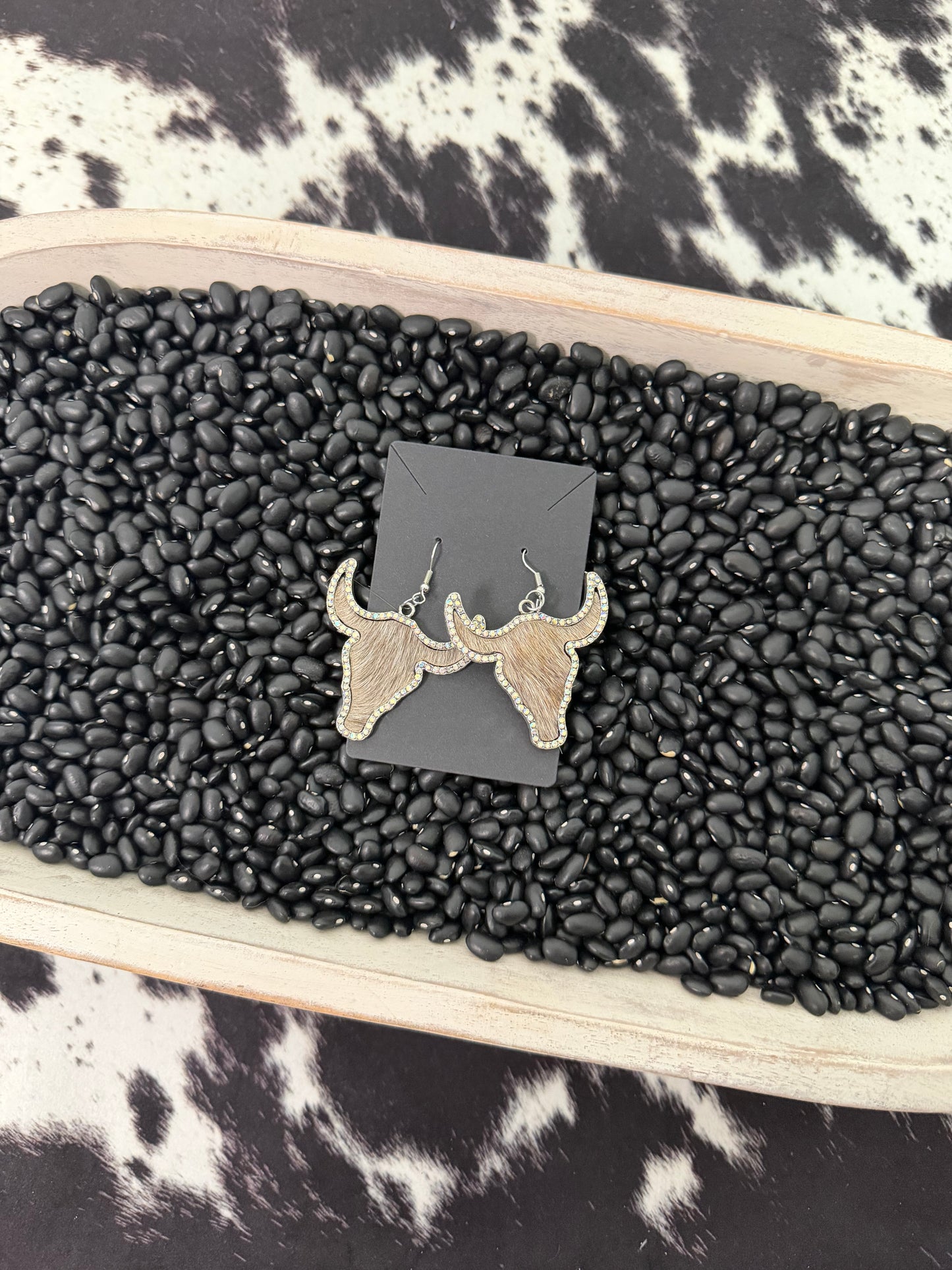 Cowhide Earrings