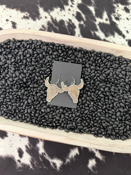 Cowhide Earrings