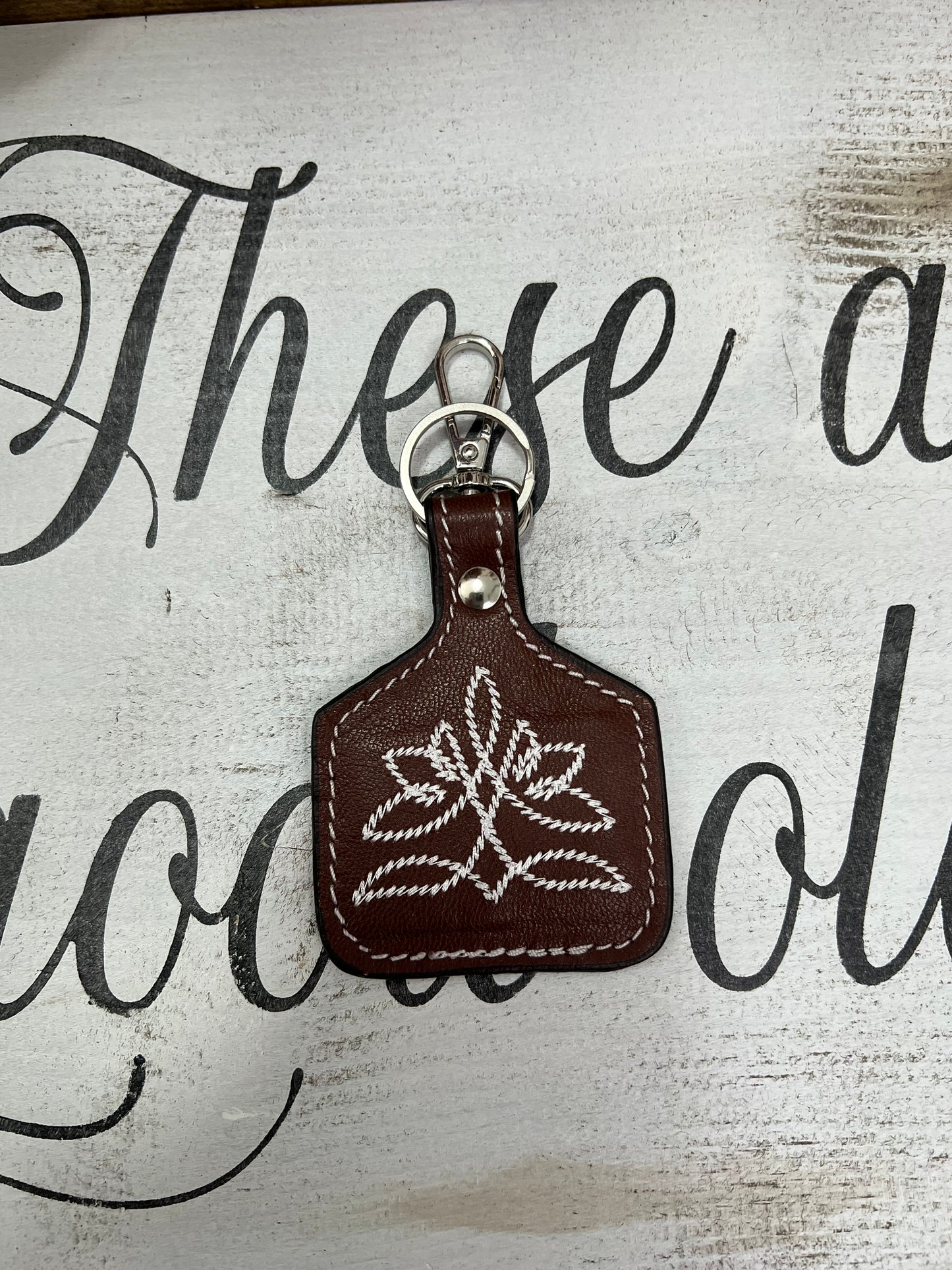 Boot Stitch Key Chain (other colors available)