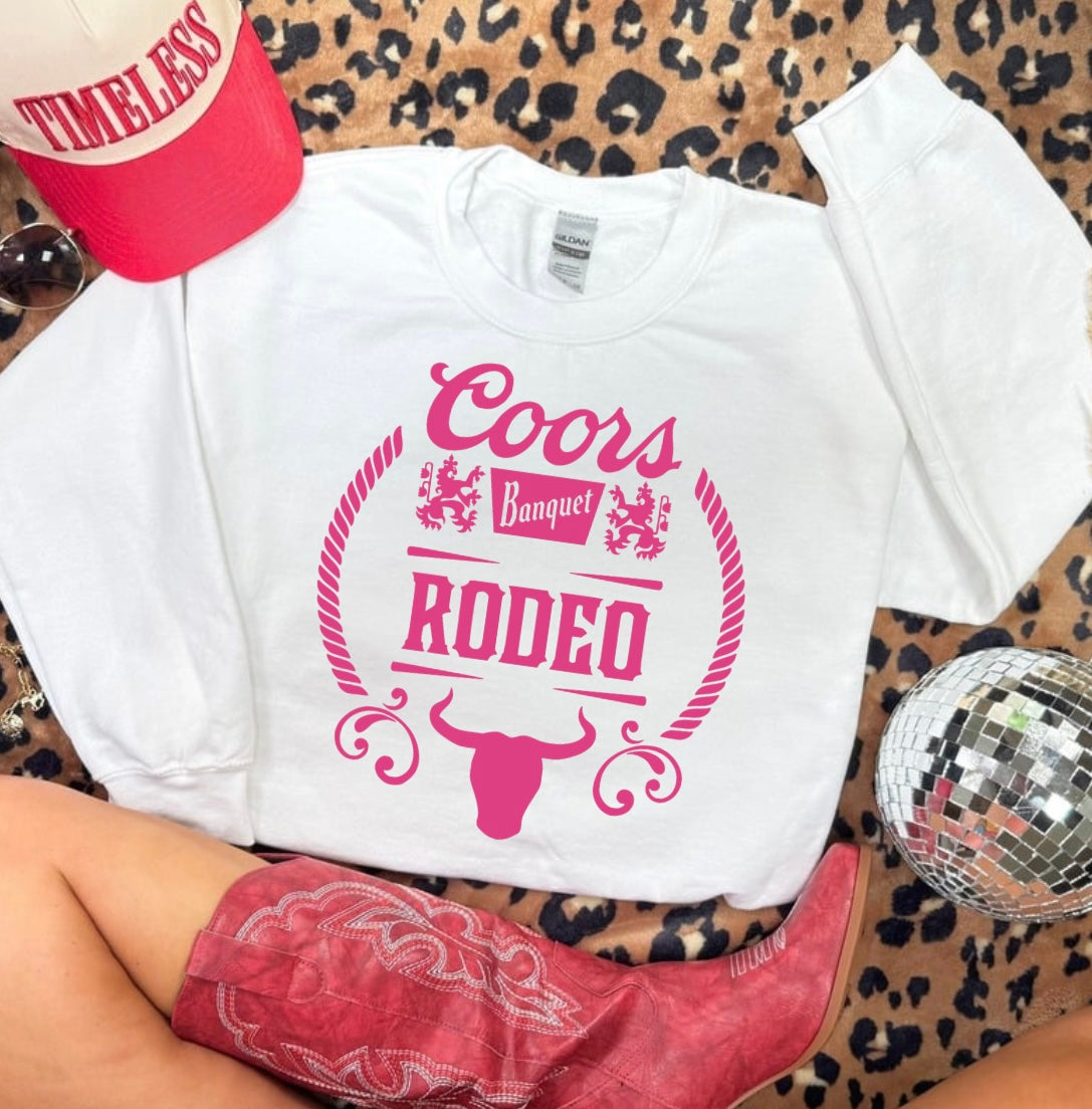 Pink Coors Crewneck