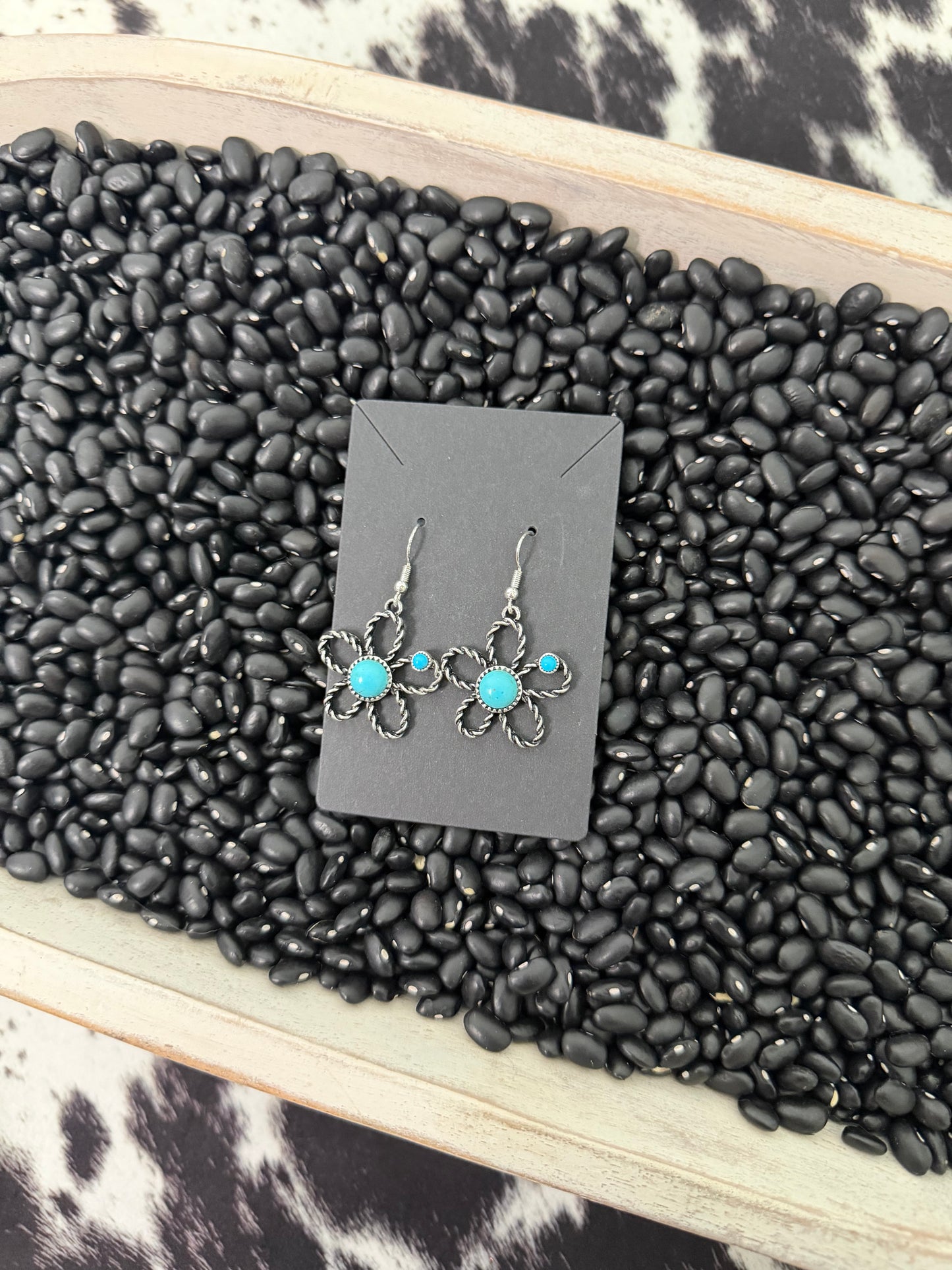 Flower Dangle Earrings