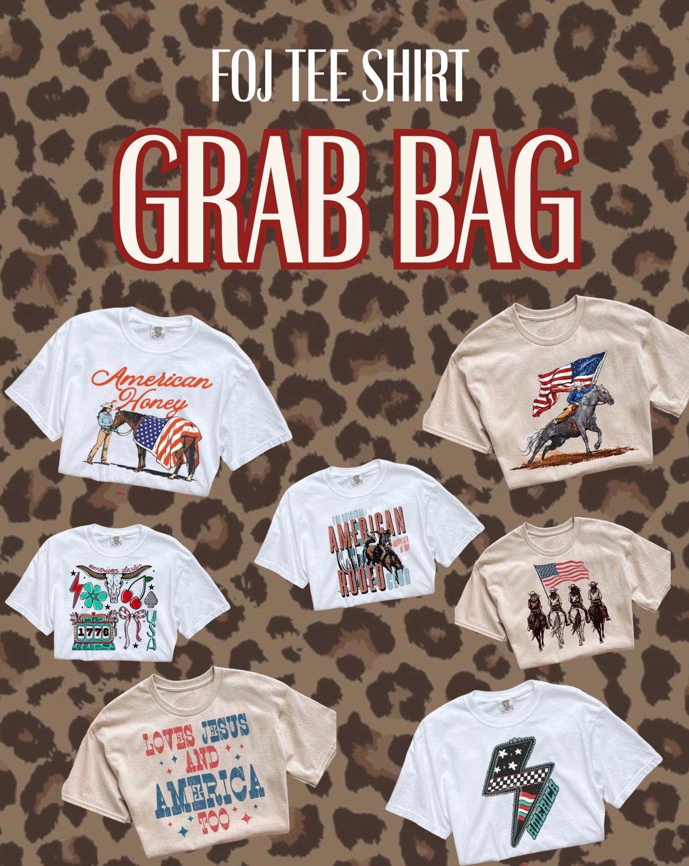 Fourth Of July Tee Shirt Grab Bag