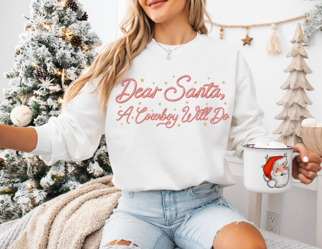 A Cowboy Will Do Crewneck