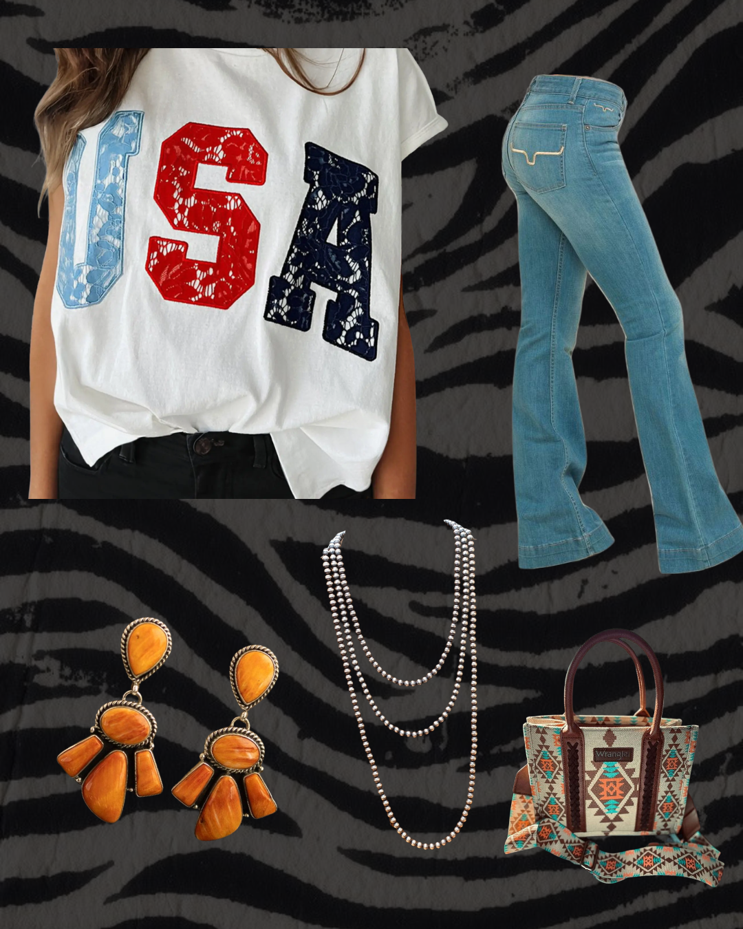 USA Dolman Tee