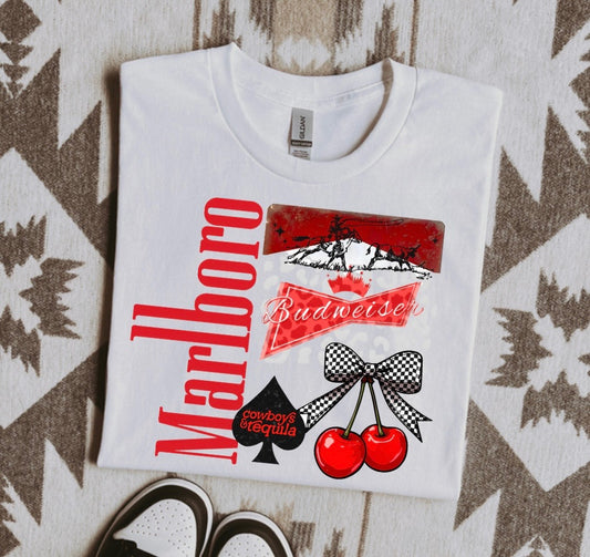 Edgy Collage Graphic Tee