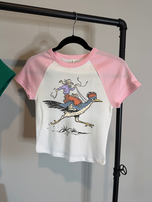 Cowgirl Roadrunner Baby Tee