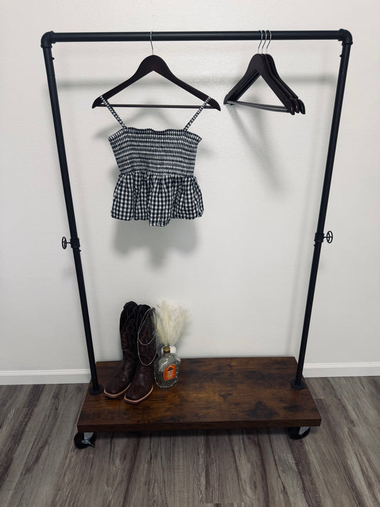 M Gingham Top