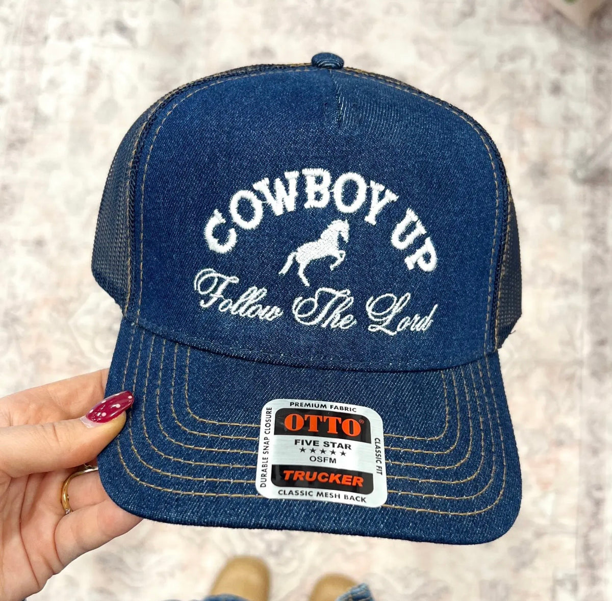 Cowboy Up Trucker Hat