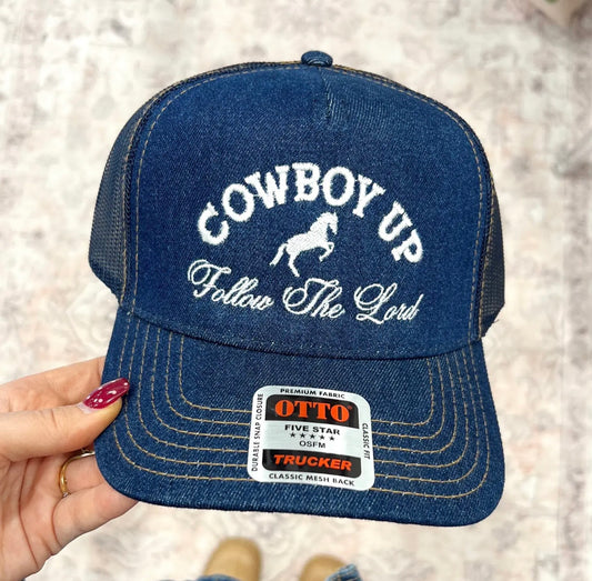 Cowboy Up Trucker Hat