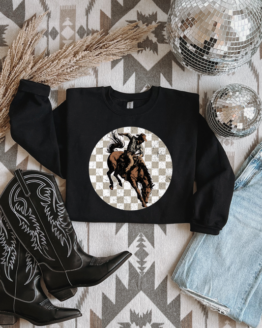 Retro Cowboy Crewneck