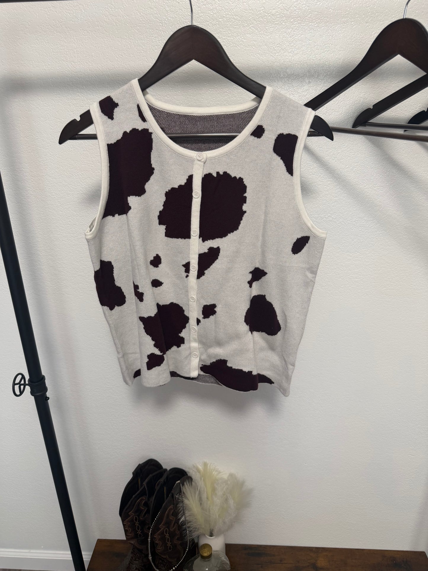 Desperado Cowprint Vest