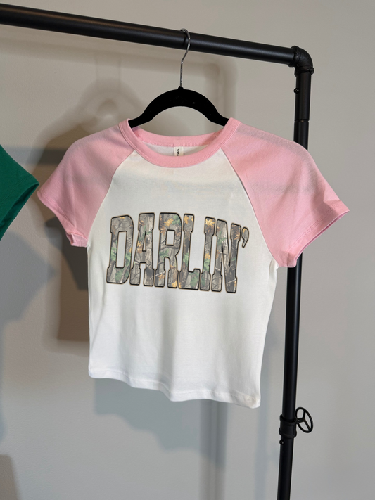 Camo Darlin’ Baby Tee