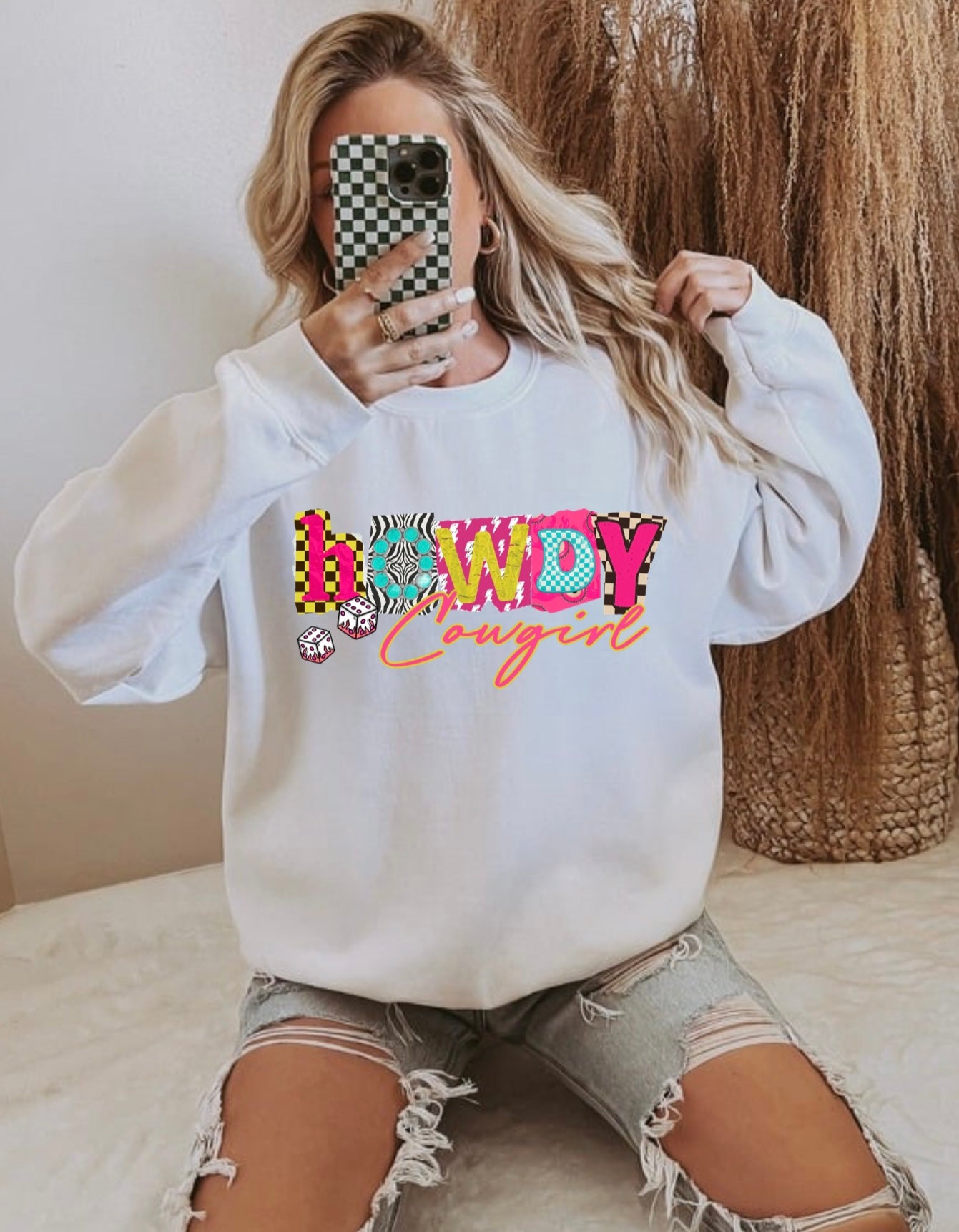 Howdy Cowgirl Crewneck