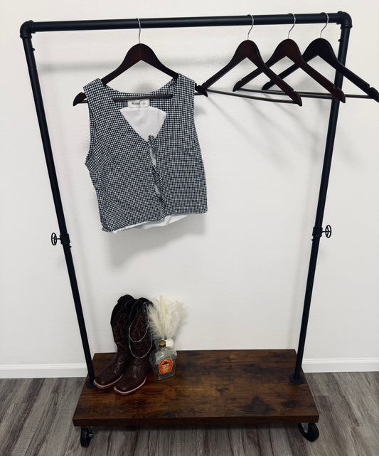 M Plaid Vest