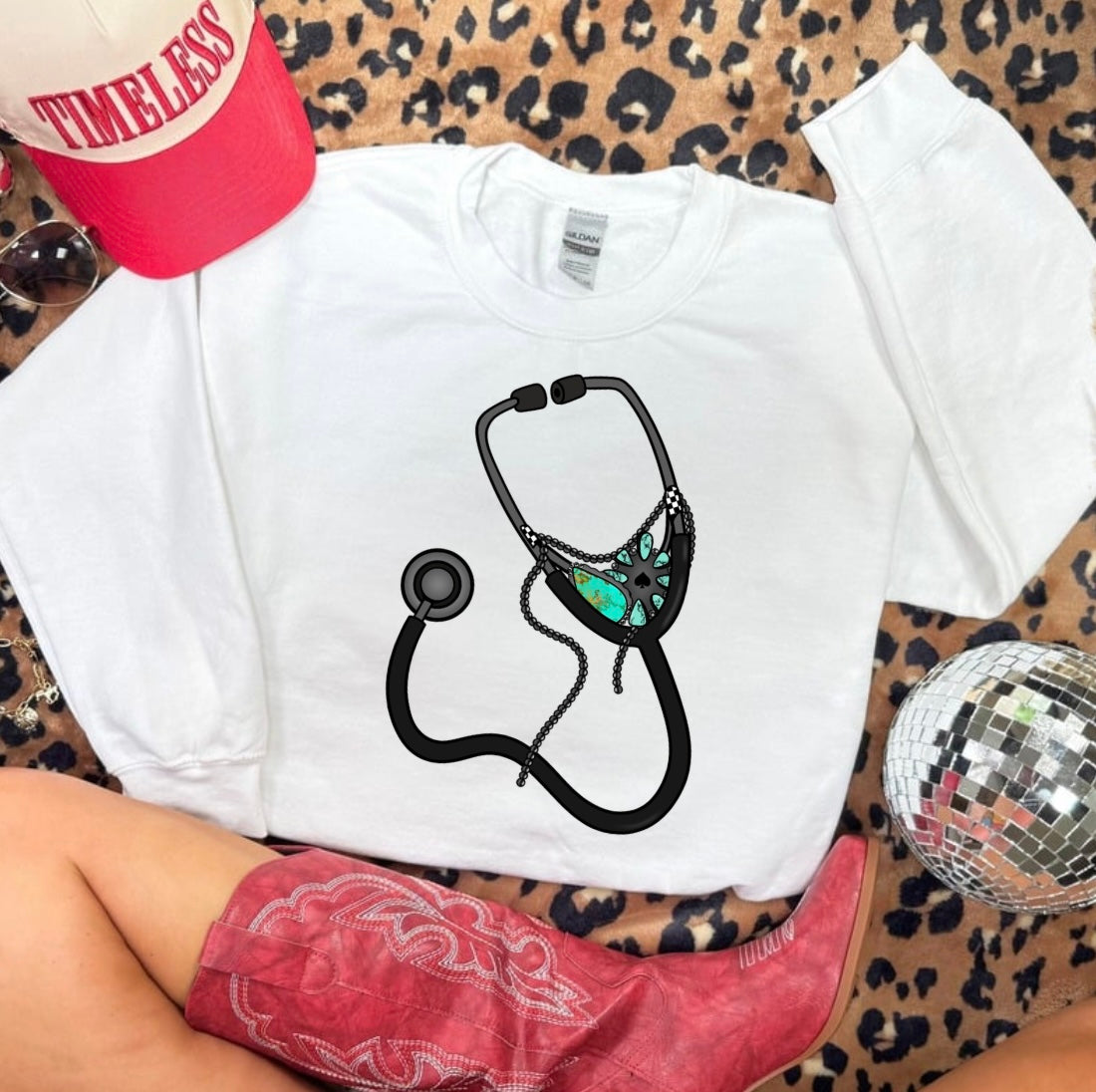 Punchy Health Care Crewneck