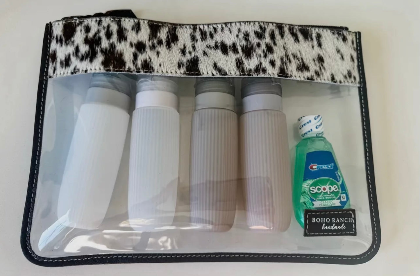 Cowhide Toiletry Bag