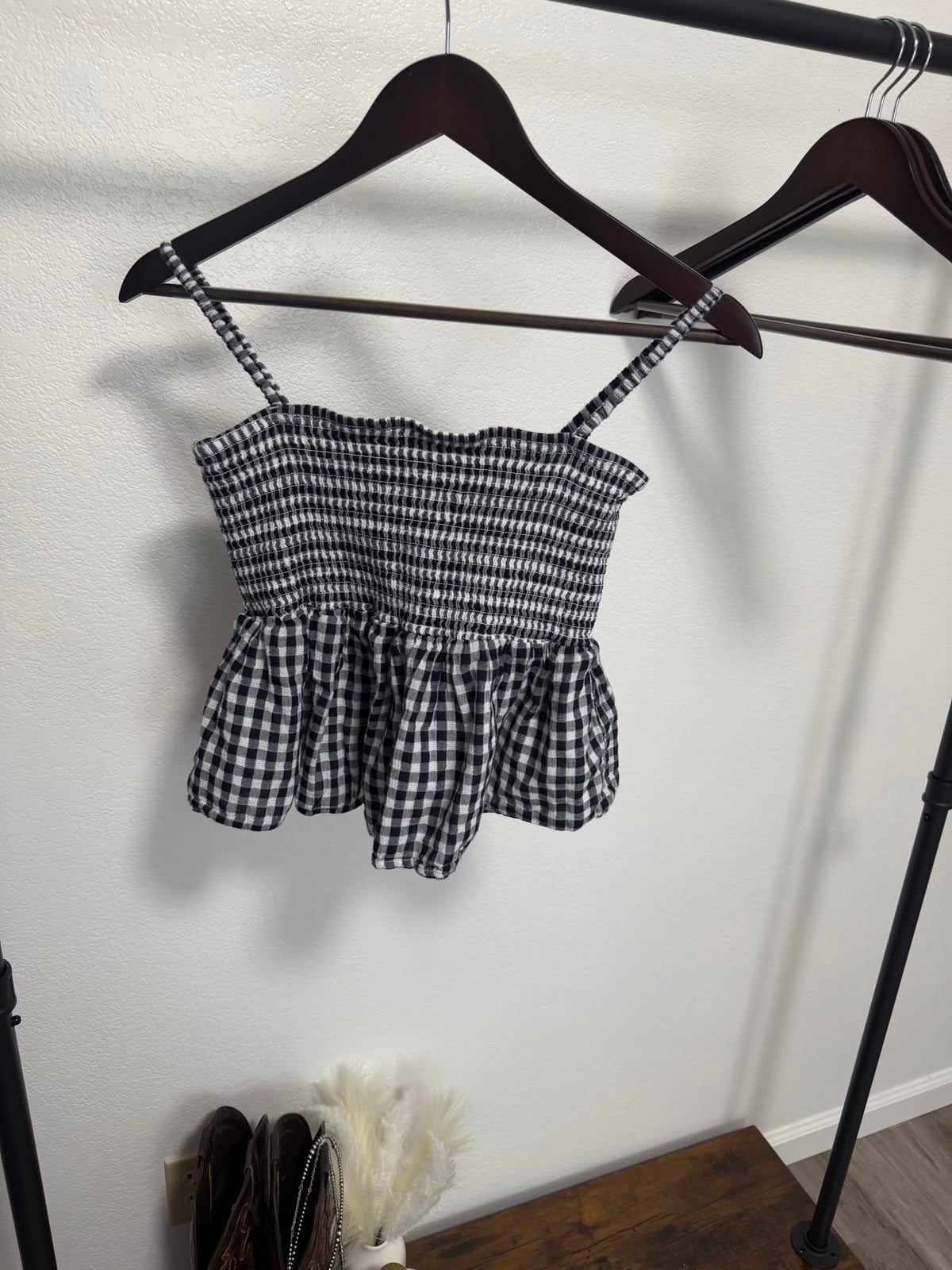 M Gingham Top