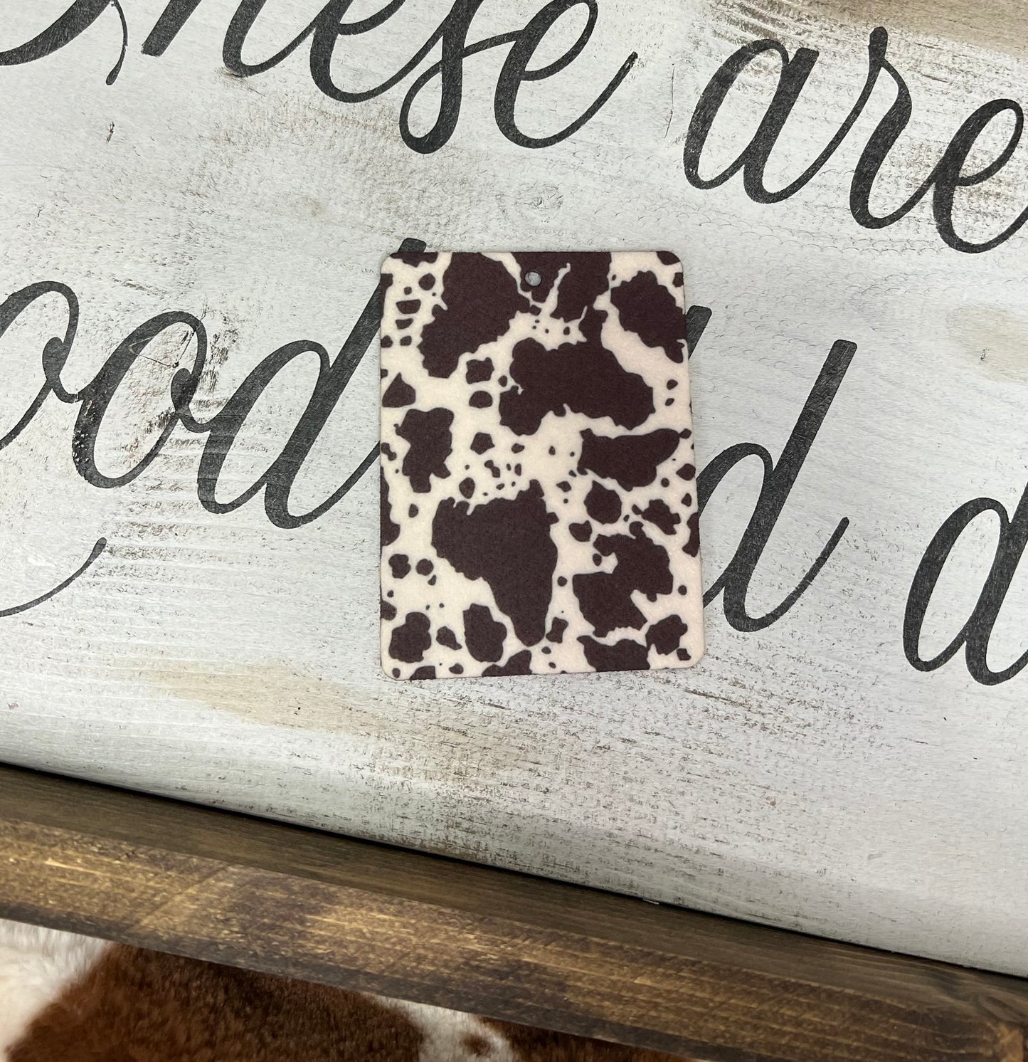 Cow Print Freshie
