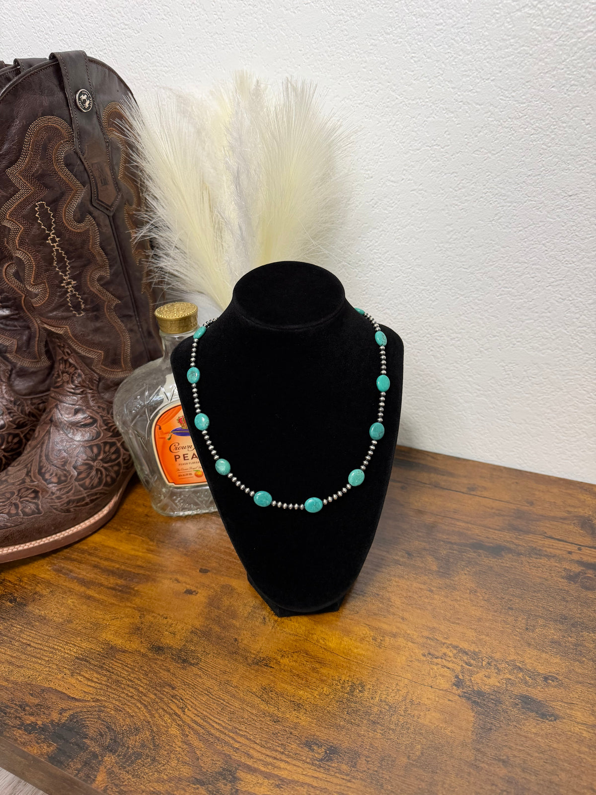 4mm Turquoise Necklace