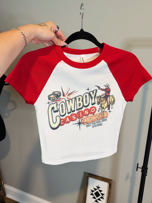 Cowboy Casino Baby Tee