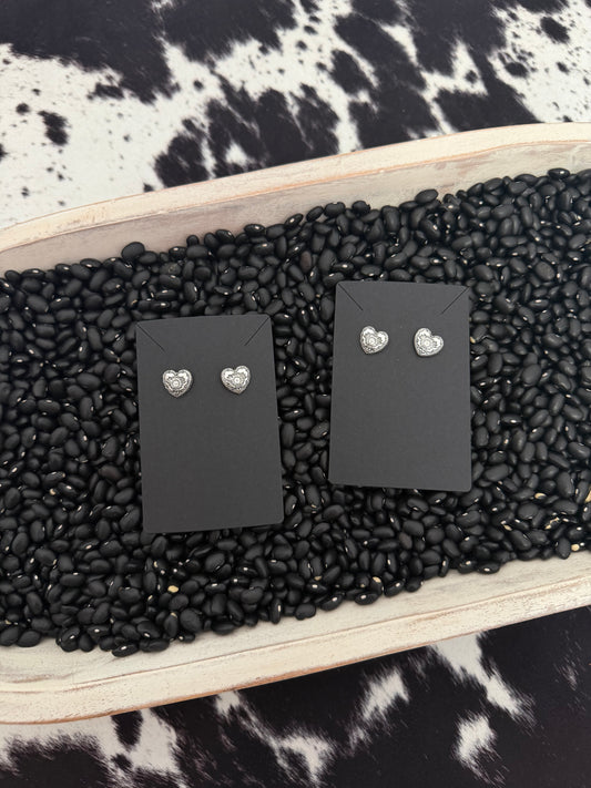Heart Studs