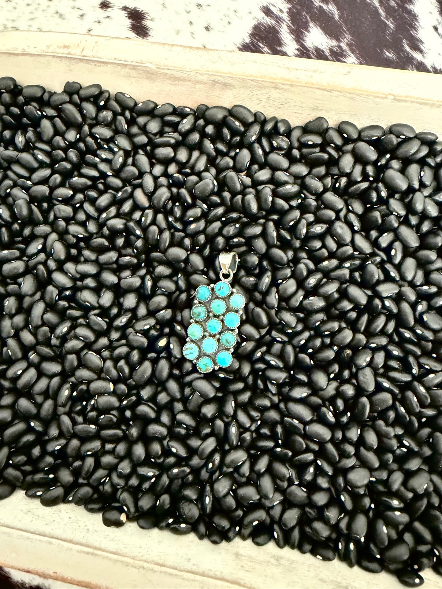 Turquoise Cluster Pendant