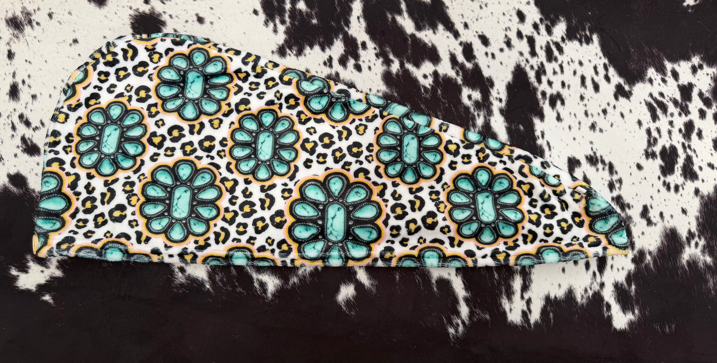 Concho Microfiber Hair Towel