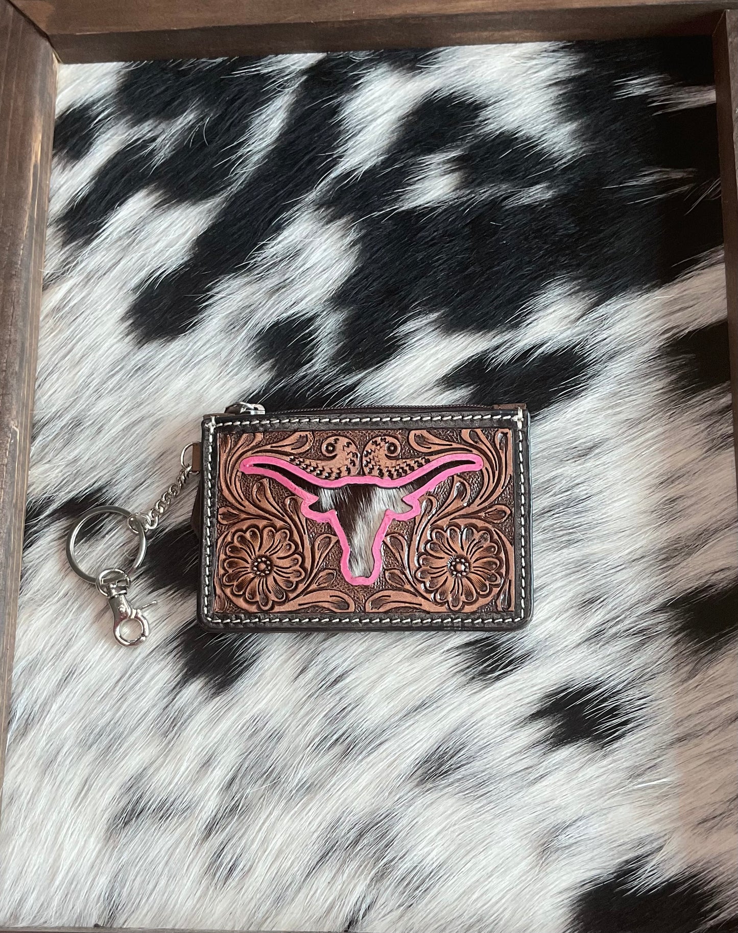 Longhorn Keychain Wallet