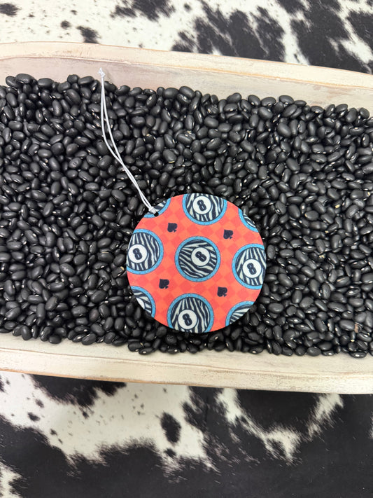 Zebra 8 Ball Freshie