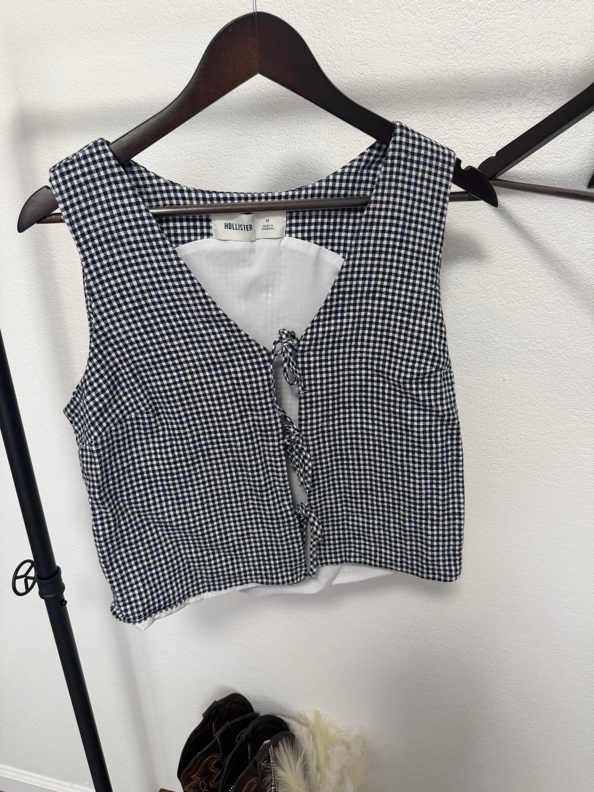 M Plaid Vest