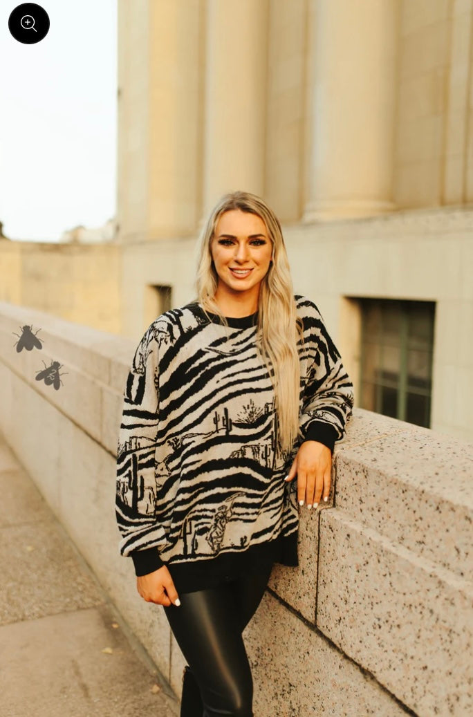 Wild West Zoo Sweater