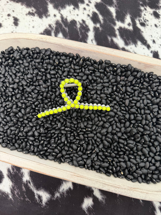 Neon Claw Clip