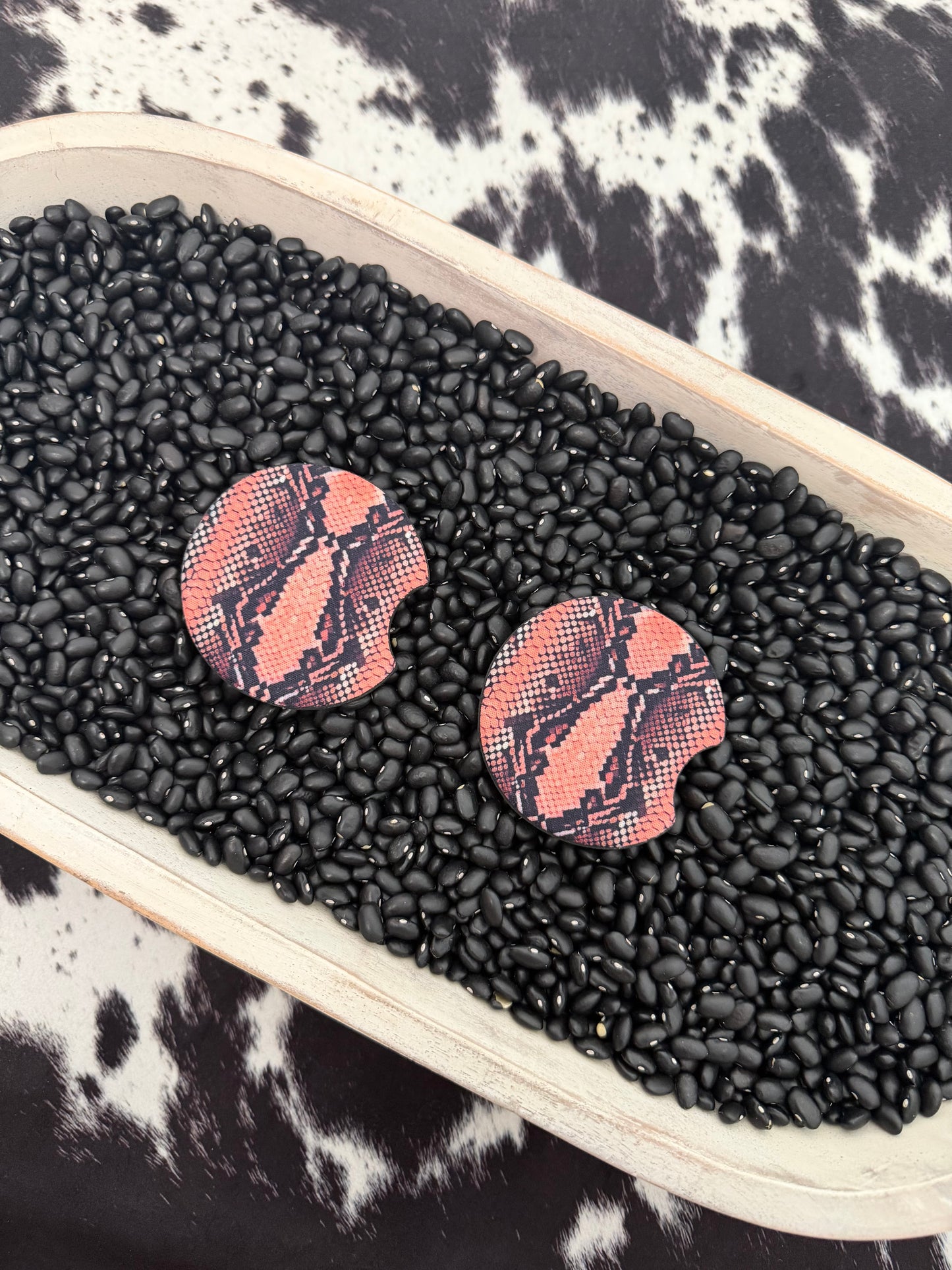 Pink Boujee Car Coasters