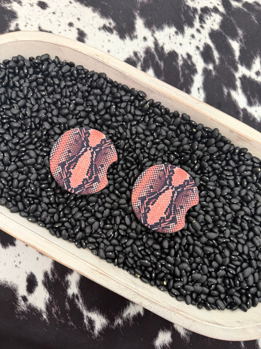 Pink Boujee Car Coasters