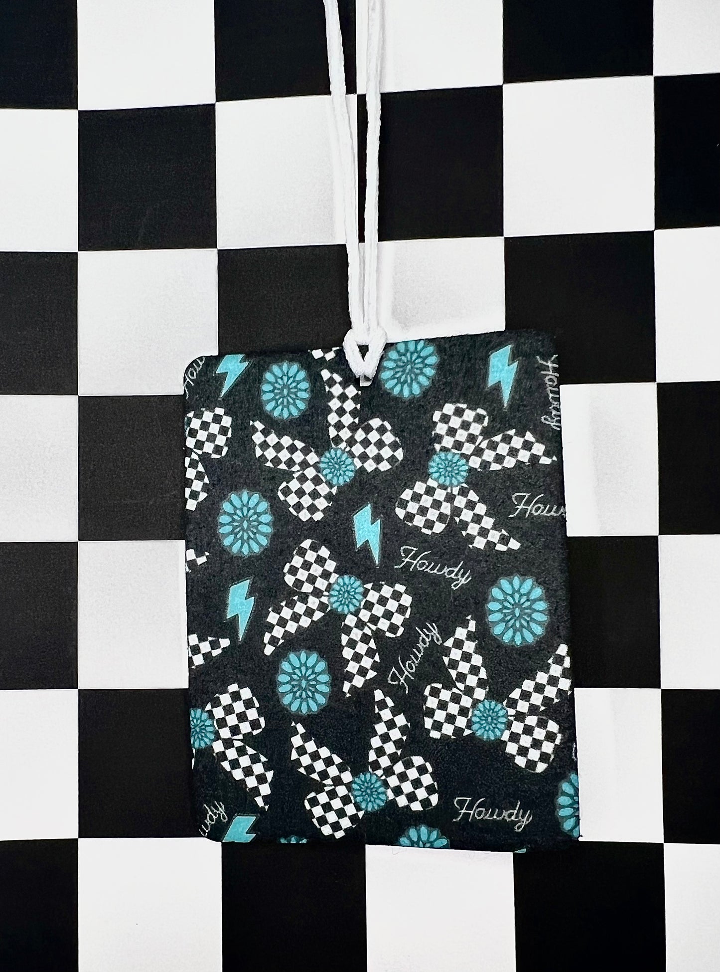 Checkered Bow Freshie