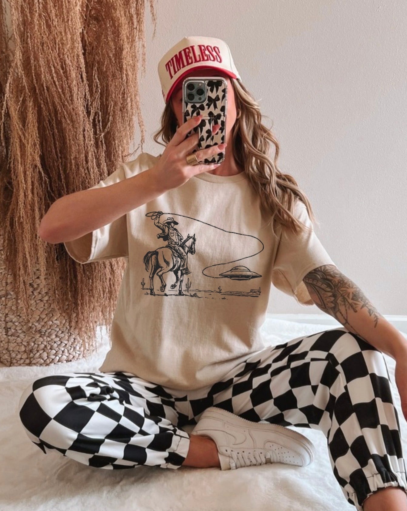 Roping Saucer Graphic Tee