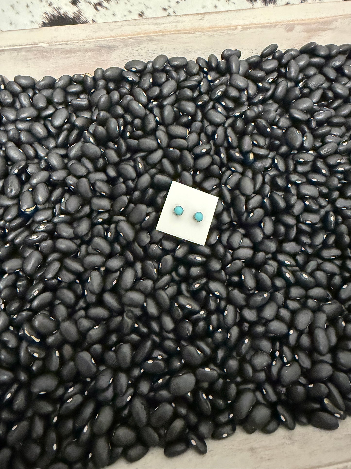 Tiny Turquoise Studs