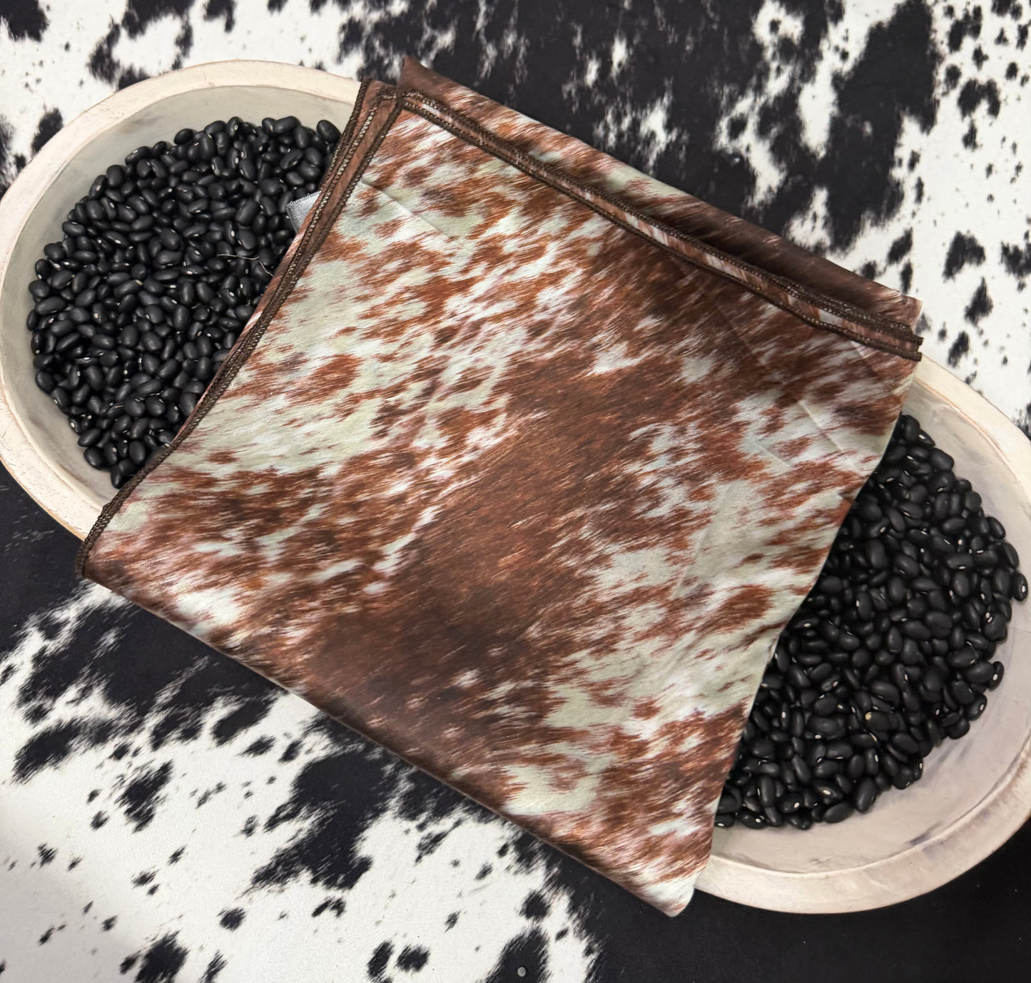 Large Cow-print Wild Rag