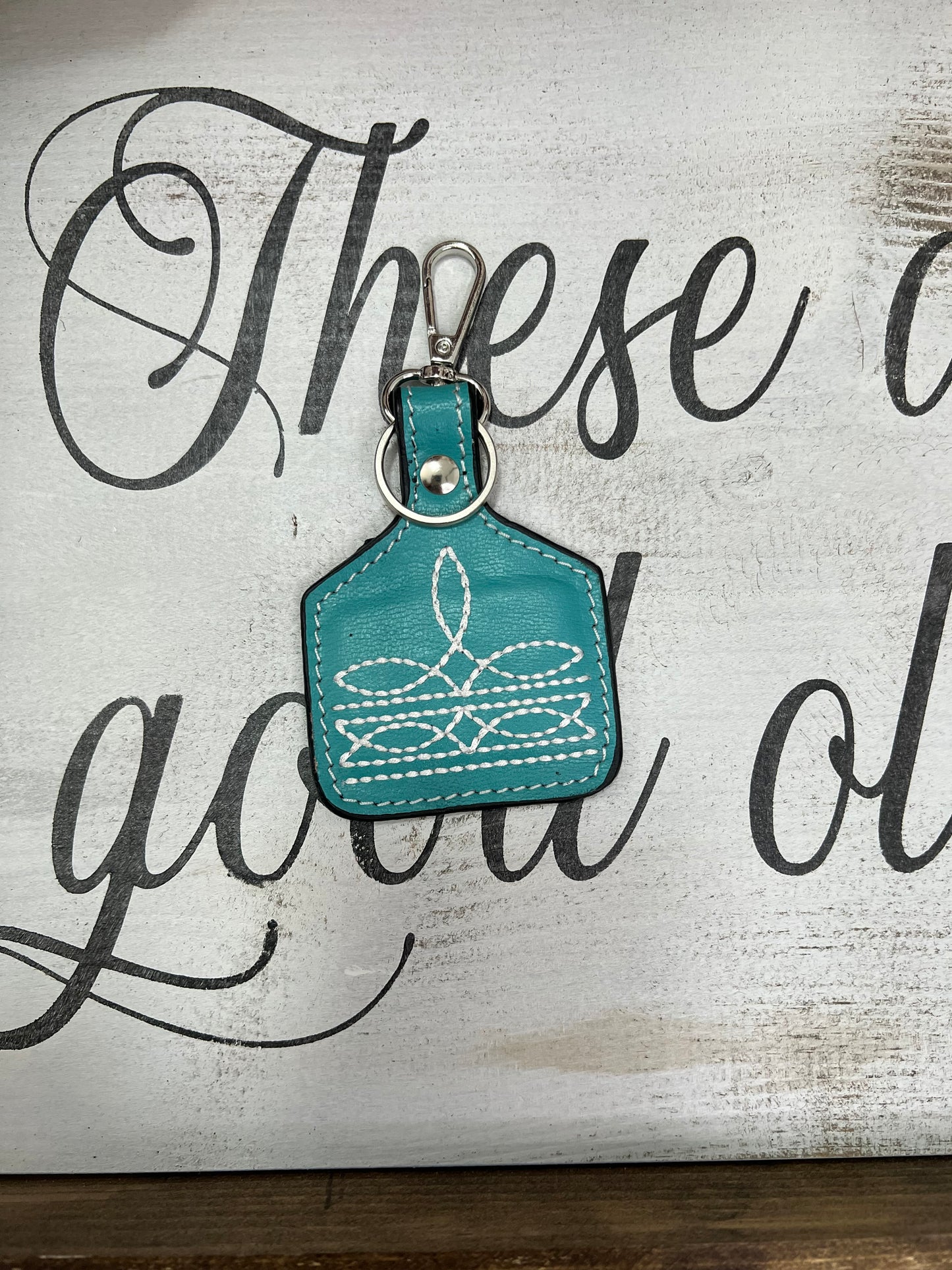 Boot Stitch Key Chain (other colors available)