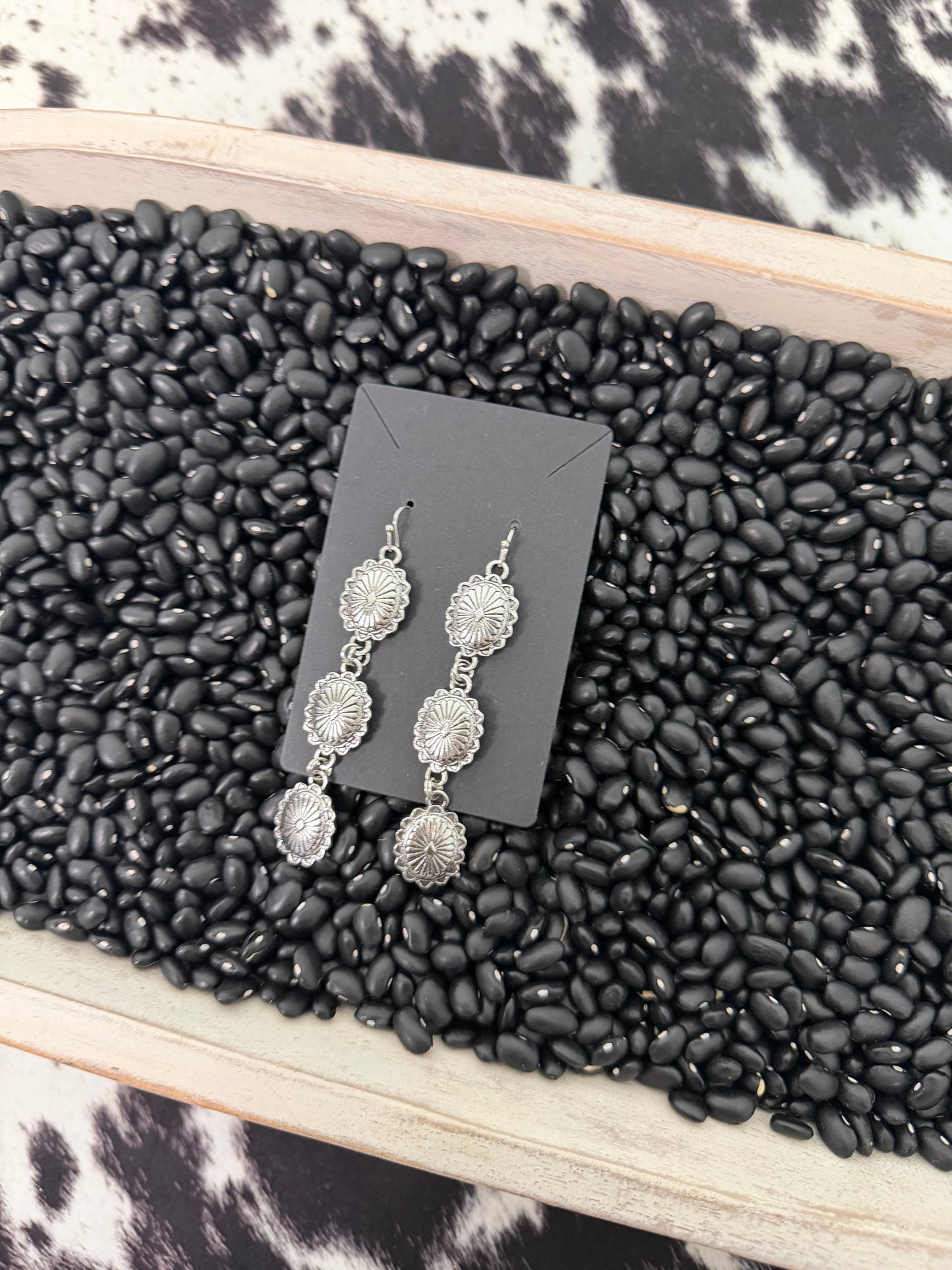 Concho Dangle Earrings