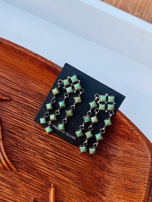 Newton Waterfall Turquoise Earrings